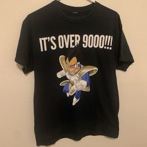 Dragon Ball Z Over 9000 T-Shirt medium
